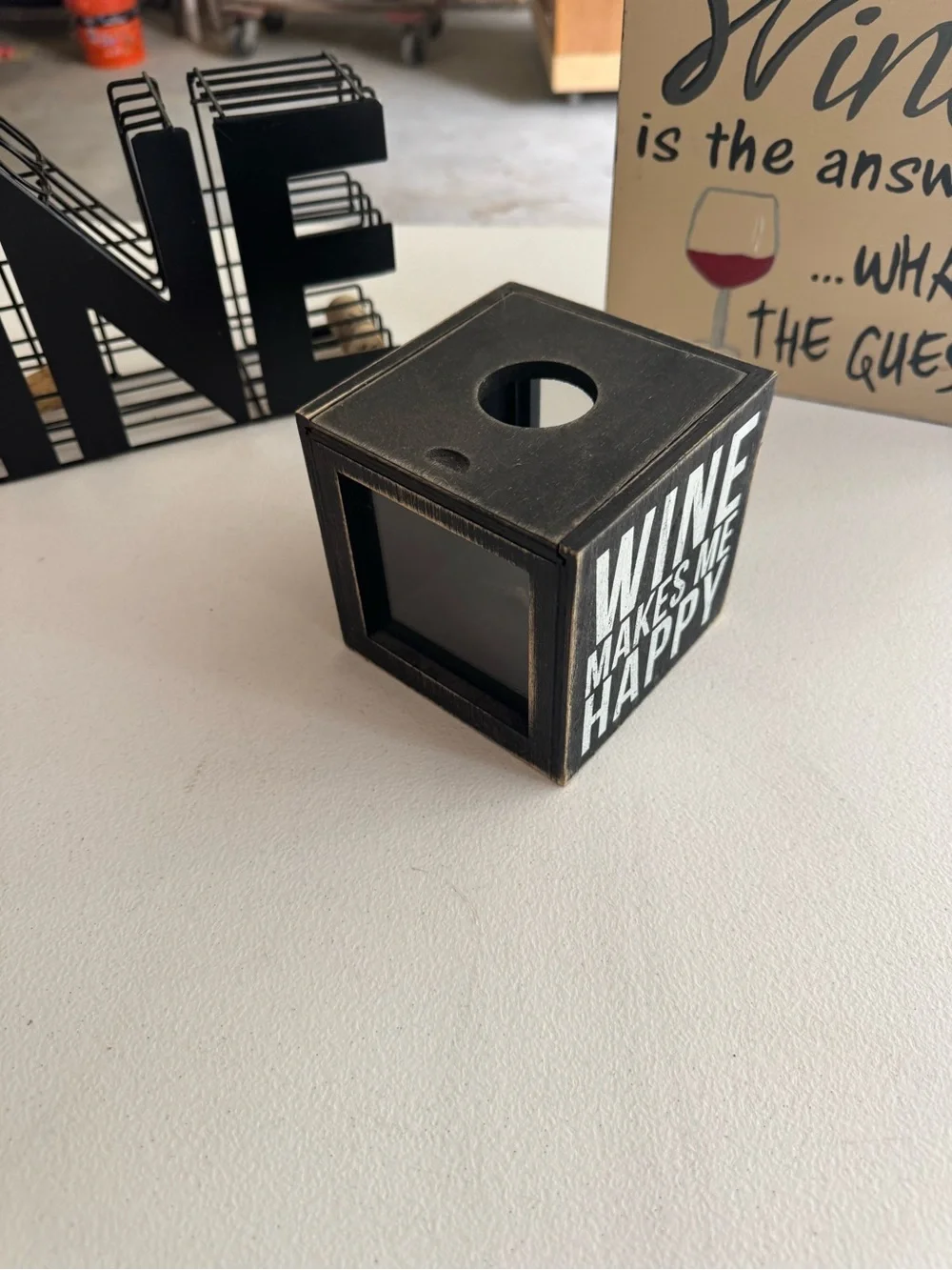Black Wine Hobby Decor